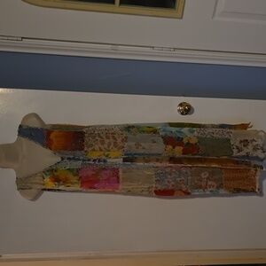 Vintage Sacred Threads Sleeveless Patchwork Vest  Size S/M